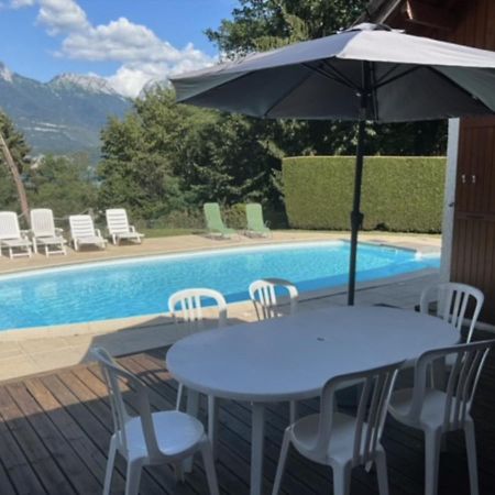 Villa Avec Piscine, Vue Lac Et Montagne Sévrier Kültér fotó