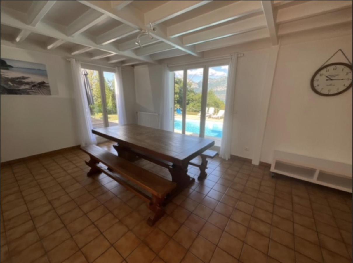 Villa Avec Piscine, Vue Lac Et Montagne Sévrier Kültér fotó